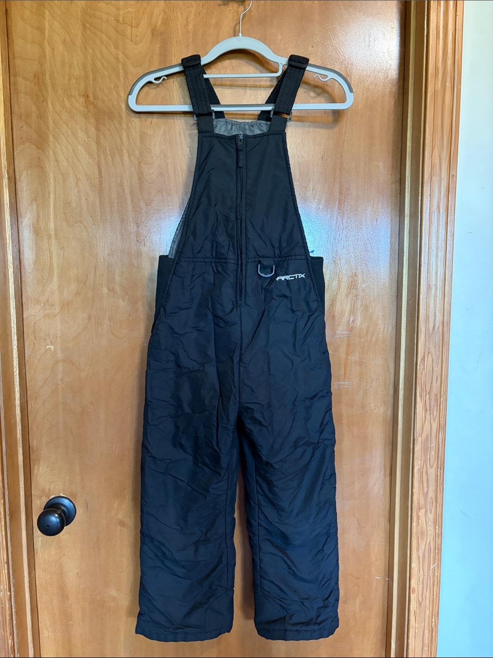 Arctix Kids Black Insulated Snow Bibs